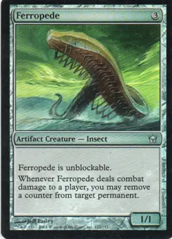 MTG: Fifth Dawn: Foil Ferropede: Lightly Played Condition - Image 1