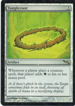MTG: Mirrodin: Foil Tangleroot: Lightly Played Condition - Image 1
