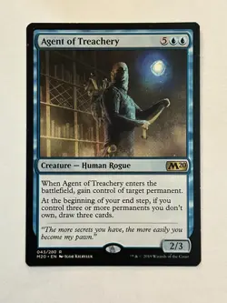 MTG Agent of Treachery M20 43 Nonfoil R Lightly Played - Image 1
