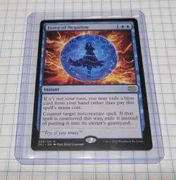 MTG 1x Force of Negation # 50 Double Masters 2022 Magic the Gathering x1 NM - Image 1