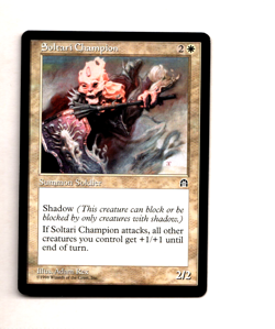 MTG Soltari Champion SP/NM- Stronghold Magic the Gathering ~ Free Shipping ~ - Image 1