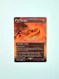 🔥Magic The Gathering The Lord of the Rings The One Ring Borderless Foil 0451🔥 - Image 1