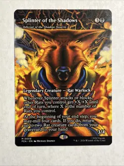 Splinter of the Shadows - Ashcoat of the Shadow Swarm (Borderless) Teenage... - Image 1