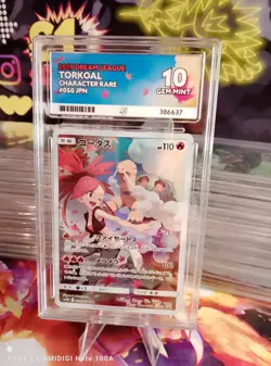 Torkoal CHR 050/049 SM11b Dream League Ace 10 Gem Mint Japanese Pokemon Card - Image 1