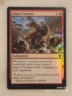 Impact Tremors - Foil DTK LP MTG - Image 1