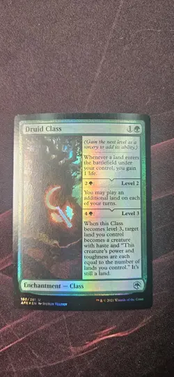 Druid Class Foil Adventures in the Forgotten Realms Near Mint Condition - Image 1
