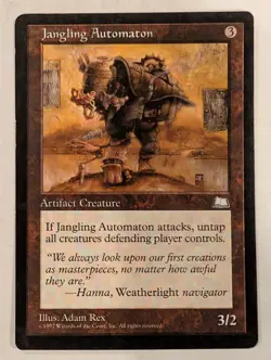 Jangling Automaton - Weatherlight - Magic the Gathering MTG Nice! - Image 1