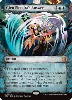 Glen Elendra's Answer Showcase Lorwyn Eclipsed NM MTG - Image 1