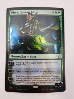 Nissa, Genesis Mage Hour of Devastation • Foil MTG - Image 1