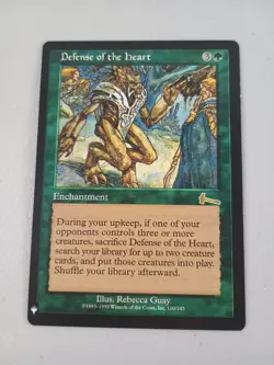 MTG Defense of the Heart Urza's Legacy The List Reprints #100 Magic NM - Image 1
