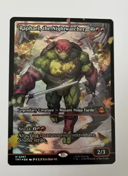 MTG Raphael, the Nightwatcher - Foil - Showcase, NM-Mint, English Teenage Mutant - Image 1