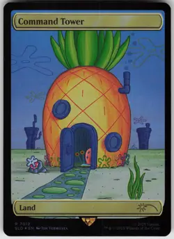 MTG Command Tower Rainbow Foil NM Secret Lair Drop Series Magic 7012 - Image 1