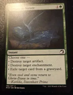 Return To Nature 195/277 Common Innistrad: Midnight Hunt Magic: The Gathering - Image 1