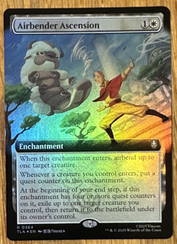 MTG Avatar: The Last Airbender, Airbender Ascension - Extended Art Foil - Image 1