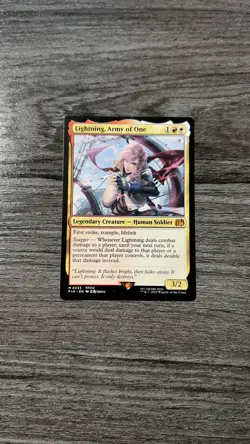Lightning, Army of One #233 (NM) Final Fantasy FIN Magic MTG - Image 1