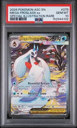 PSA 10 Mega Froslass Ex 275 Special Illustration Rare Pokemon Ascended SIR MINT - Image 1