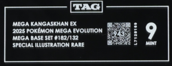 2025 Pokemon Mega Evolution 182/132 Kangaskhan EX SIR TAG 9 (943) - Image 3
