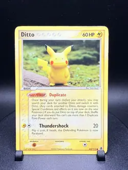 Ditto - (Pikachu) 063/113 Pokemon Delta Species Regular Chase Card Pika Pika - Image 1