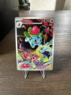 Pokemon TCG Ivysaur 134/132 Me01: Mega Evolution IR Illustration Rare EN NM New - Image 1