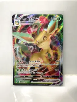 Leafeon Vmax 008/203 Full Art Holo Pokemon Evolving Skies English Near Mint - Image 1