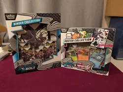 Pokemon Black Bolt Binder Collection + Black Bolt White Flare Poster Collection - Image 1