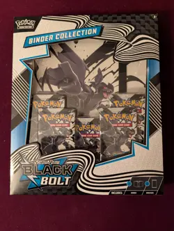 Pokemon Black Bolt Binder Collection + Black Bolt White Flare Poster Collection - Image 2