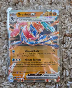 Pokemon Greninja ex 106/167 Sv06 Twilight Masquerade Holo Double Rare EX 310 HP - Image 1