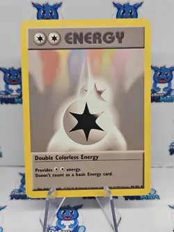Pokemon Double Colorless Energy 96/102 Base Set Energy MP - Image 1