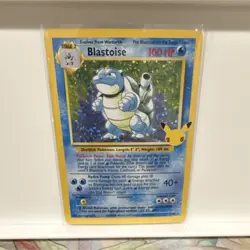 Pokemon Blastoise 2/102 Base Set Holo Rare 100 HP Stage 2 Turtle Card - Image 1