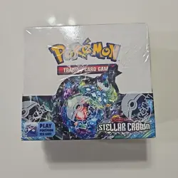 Pokemon Stellar Crown Booster Box - Scarlet & Violet TCG New Sealed Tight Wrap - Image 1