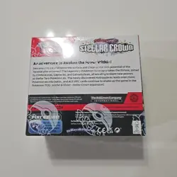 Pokemon Stellar Crown Booster Box - Scarlet & Violet TCG New Sealed Tight Wrap - Image 3