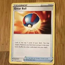 Pokemon TCG Great Ball Trainer 2020 164/202 - Image 1