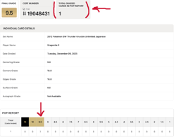 🔴 BGS 9.5 POP 1 🔴 Japanese Pokemon - DRAGONITE 040/051 Thunder Knuckle HOLO - Image 3