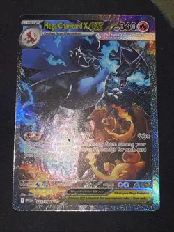 Mega Charizard X EX 125/094 Pokemon Holo Full Art Fantasmal Flames HIT!!!!!!!!! - Image 1