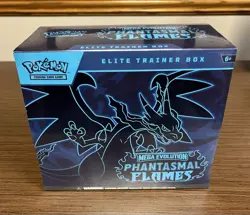 Pokemon TCG Phantasmal Flames Elite Trainer Box ETB Factory Sealed New - Image 1