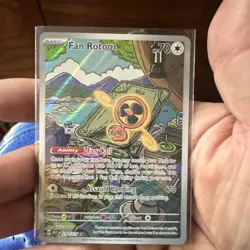 Pokemon Fan Rotom Full Art Holo ASCM Electric Basic 250/217 English 2023 - Image 1