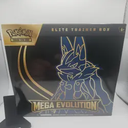 Pokemon Mega Evolution Lucario Elite Trainer Box (9 Packs + Promo) - Image 1