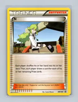 N (Supporter) BW100 Rare Deck Exclusives Pokemon Lightly Played - Image 1