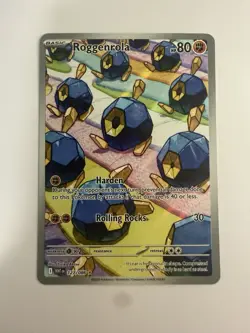 Pokemon TCG Roggenrola 127/086 Sv: White Flare Holo Full Art NM🪨 - Image 1