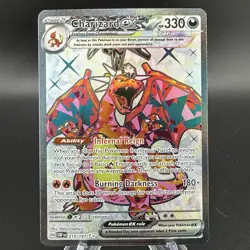 Pokemon Charizard ex Ultra Rare SV03: Obsidian Flames 215/197 LP + Extended Art - Image 3