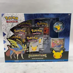 New Pokemon Celebrations Deluxe Pin Collection Zacian 820650809422 - Image 1