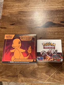 Sealed Obsidian Flames ETB and Booster Box Pokemon TCG - Image 1