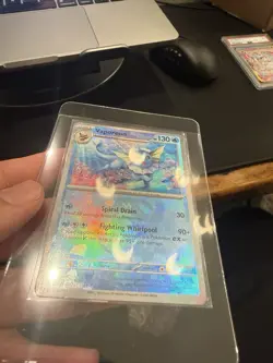 Vaporeon Master Ball Pattern 022/131 Pokemon TCG Prismatic Evolutions Holo - Image 3