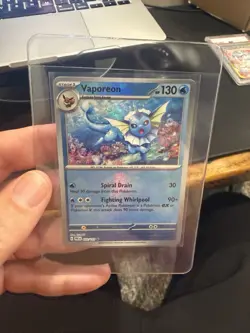 Vaporeon Master Ball Pattern 022/131 Pokemon TCG Prismatic Evolutions Holo - Image 4