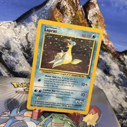 Lapras - 10/62 Pokemon Fossil - WOTC Holo LP 🌊 - Image 2