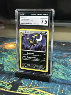 Pokemon CGC 7.5 Umbreon 61/108 Black & White Dark Explorers - Image 1