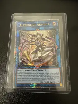 Yugioh Altergeist Adminia DUNE-EN047 Quarter Century Secret Rare Near Mint - Image 1