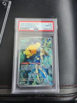 2025 POKEMON DRI EN-DESTINED RIVALS ILLUSTRATION RARE MISTY'S PSYDUCK PSA 10 - Image 1