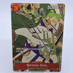 One Piece TCG 1st Anni Zoro OP01-025 1st Anniversary English Version Set MINT - Image 1