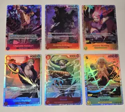 One Piece TCG Lot Of SR Cards English Snake Rayleigh Dragon - Image 1